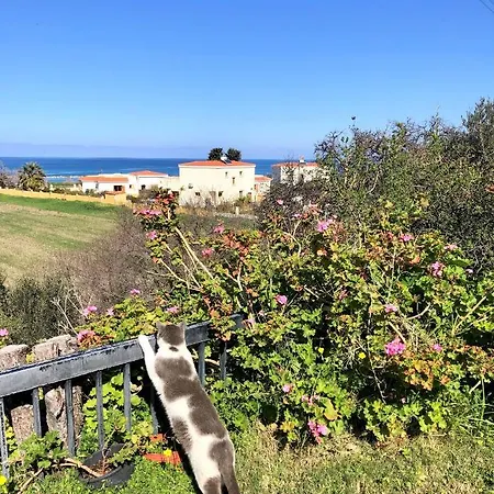 White House With Sea View And Parking Polis